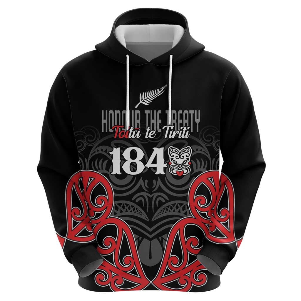 Toitu Te Tiriti 1840 Aotearoa Zip Hoodie Stand Together Stand Stronger LT01 - Polynesian Pride