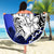 Polynesian Valentine Beach Blanket Couple Floral Unique Blue Version LT01 - Polynesian Pride
