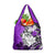 Polynesian Valentine Grocery Bag Couple Floral Unique Purple Version