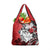 Polynesian Valentine Grocery Bag Couple Floral Unique Red Version