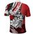 Polynesian Valentine Polo Shirt Couple Floral Unique Red Version LT01 - Polynesian Pride
