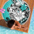 Polynesian Valentine Beach Blanket Couple Floral Unique Turquoise Version LT01 - Polynesian Pride