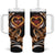 Personalised Polynesian Fiery Heart Tumbler With Handle Passionate Love