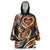 Personalised Polynesian Fiery Heart Wearable Blanket Hoodie Passionate Love