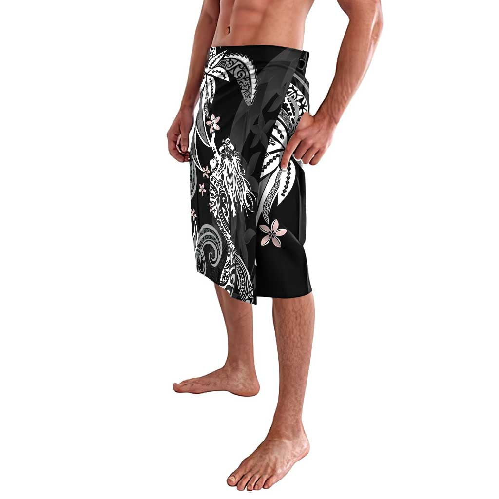 Polynesian Mermaid Plumeria Tribal Tattoo Lavalava