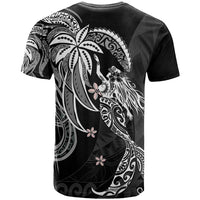 Polynesian Mermaid Plumeria Tribal Tattoo T Shirt