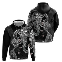 Polynesian Mermaid Plumeria Tribal Tattoo Zip Hoodie LT01 - Polynesian Pride