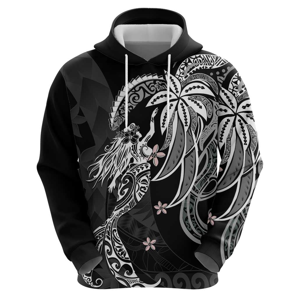 Polynesian Mermaid Plumeria Tribal Tattoo Zip Hoodie LT01 - Polynesian Pride