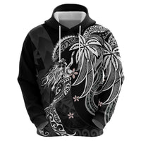 Polynesian Mermaid Plumeria Tribal Tattoo Zip Hoodie LT01 - Polynesian Pride