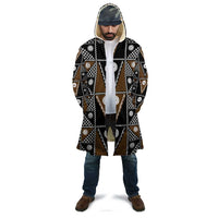 Fiji Brown Masi Pattern Cloak Fijian Tapa