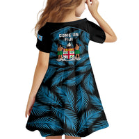 fiji-rugby-kid-short-sleeve-dress-flying-fijians-blue-palm-tree-version