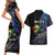 Personalised Polynesian Memorial Couples Matching Short Sleeve Bodycon Dress and Hawaiian Shirt As Long As I Breathe You'll Be Remembered