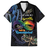 Personalised Polynesian Memorial Family Matching Off The Shoulder Long Sleeve Dress and Hawaiian Shirt As Long As I Breathe You'll Be Remembered LT01 Dad's Shirt - Short Sleeve Colorful - Polynesian Pride