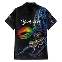 Personalised Polynesian Memorial Family Matching Off The Shoulder Long Sleeve Dress and Hawaiian Shirt As Long As I Breathe You'll Be Remembered LT01 - Polynesian Pride
