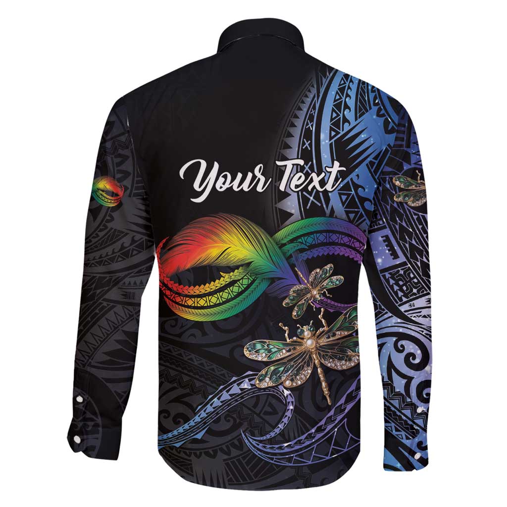 Personalised Polynesian Memorial Family Matching Off Shoulder Short Dress and Hawaiian Shirt As Long As I Breathe You'll Be Remembered LT01 - Polynesian Pride