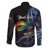 Personalised Polynesian Memorial Family Matching Off Shoulder Short Dress and Hawaiian Shirt As Long As I Breathe You'll Be Remembered LT01 - Polynesian Pride
