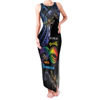 Personalised Polynesian Memorial Family Matching Tank Maxi Dress and Hawaiian Shirt As Long As I Breathe You'll Be Remembered LT01 Mom's Dress Colorful - Polynesian Pride