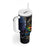 Personalised Polynesian Memorial Tumbler With Handle As Long As I Breathe You'll Be Remembered