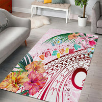 Pasifika Festival Area Rug Tribal Pattern Tropical Style