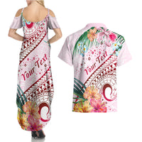 Pasifika Festival Couples Matching Summer Maxi Dress and Hawaiian Shirt Tribal Pattern Tropical Style LT01 - Polynesian Pride
