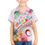 Pasifika Festival Kid Hawaiian Shirt Tribal Pattern Tropical Style LT01 Kid Pink - Polynesian Pride