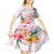 Pasifika Festival Kid Short Sleeve Dress Tribal Pattern Tropical Style LT01 - Polynesian Pride