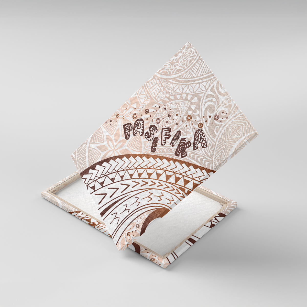 Pasifika Festival Canvas Wall Art Vintage Tribal Pattern