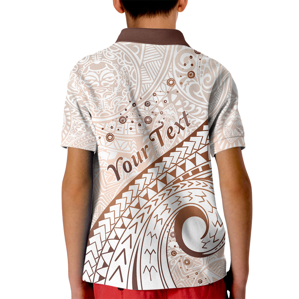Pasifika Festival Kid Polo Shirt Vintage Tribal Pattern LT01 - Polynesian Pride