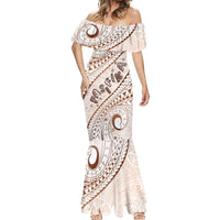 Pasifika Festival Mermaid Dress Vintage Tribal Pattern LT01 - Polynesian Pride