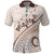 Pasifika Festival Polo Shirt Vintage Tribal Pattern LT01 Brown - Polynesian Pride
