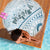 Pasifika Festival Beach Blanket Tribal Pattern Blue Version