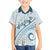 Pasifika Festival Kid Hawaiian Shirt Tribal Pattern Blue Version LT01 Kid Blue - Polynesian Pride