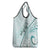 Pasifika Festival Grocery Bag Tribal Pattern Teal Version