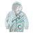 Pasifika Festival Kid Hoodie Tribal Pattern Teal Version LT01