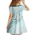 Pasifika Festival Kid Short Sleeve Dress Tribal Pattern Teal Version LT01 - Polynesian Pride