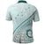 Pasifika Festival Polo Shirt Tribal Pattern Teal Version LT01 - Polynesian Pride