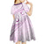 Pasifika Festival Kid Short Sleeve Dress Tribal Pattern Lilac Version LT01 - Polynesian Pride