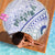 Pasifika Festival Beach Blanket Tribal Pattern Violet Version