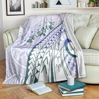Pasifika Festival Blanket Tribal Pattern Violet Version