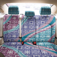 Hawaiian Quilt Pattern Back Car Seat Cover Purple Blue Color Mixed LT01 - Polynesian Pride