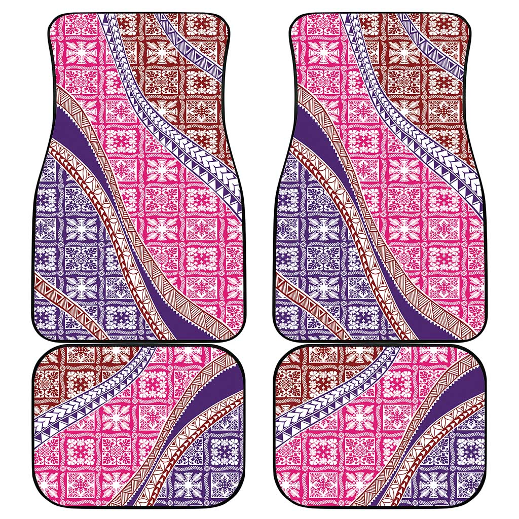Hawaiian Quilt Pattern Car Mats Sweet Color Mixed LT01 - Polynesian Pride