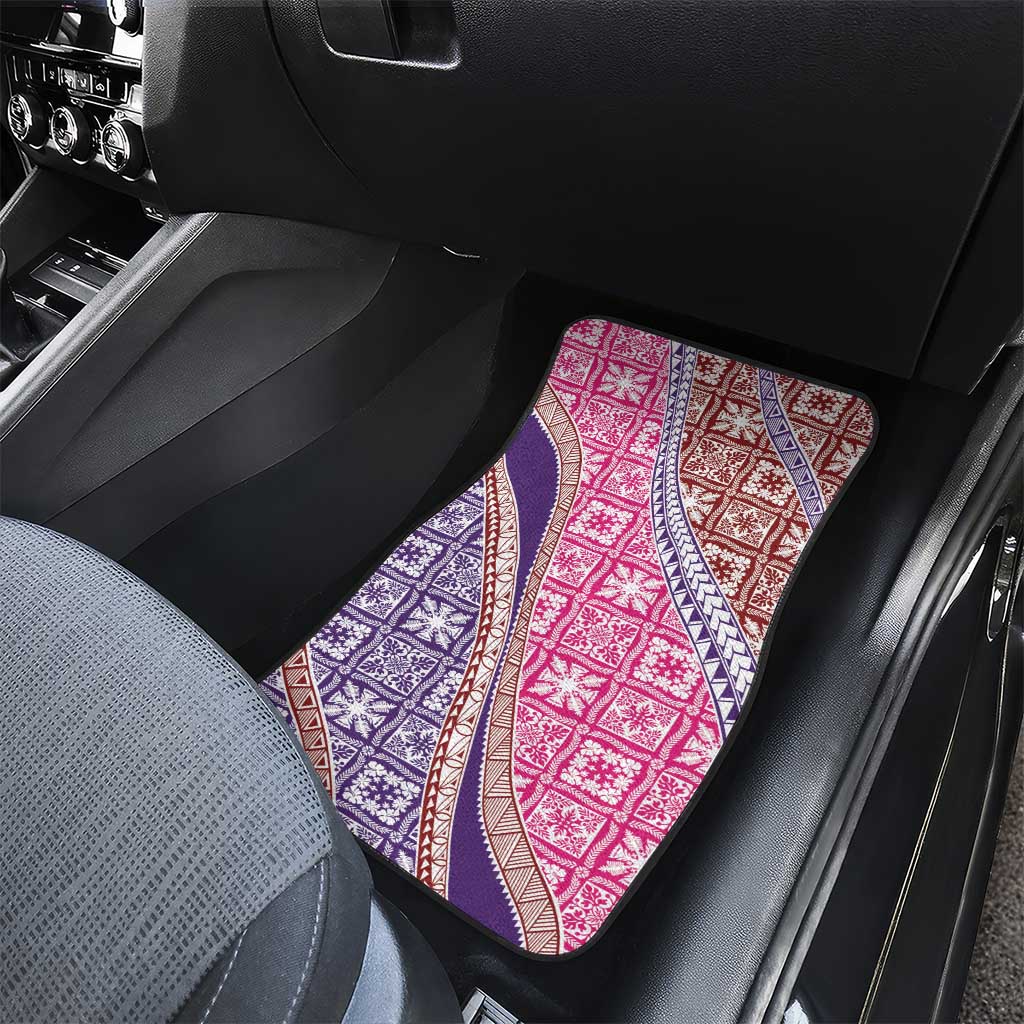 Hawaiian Quilt Pattern Car Mats Sweet Color Mixed LT01 - Polynesian Pride