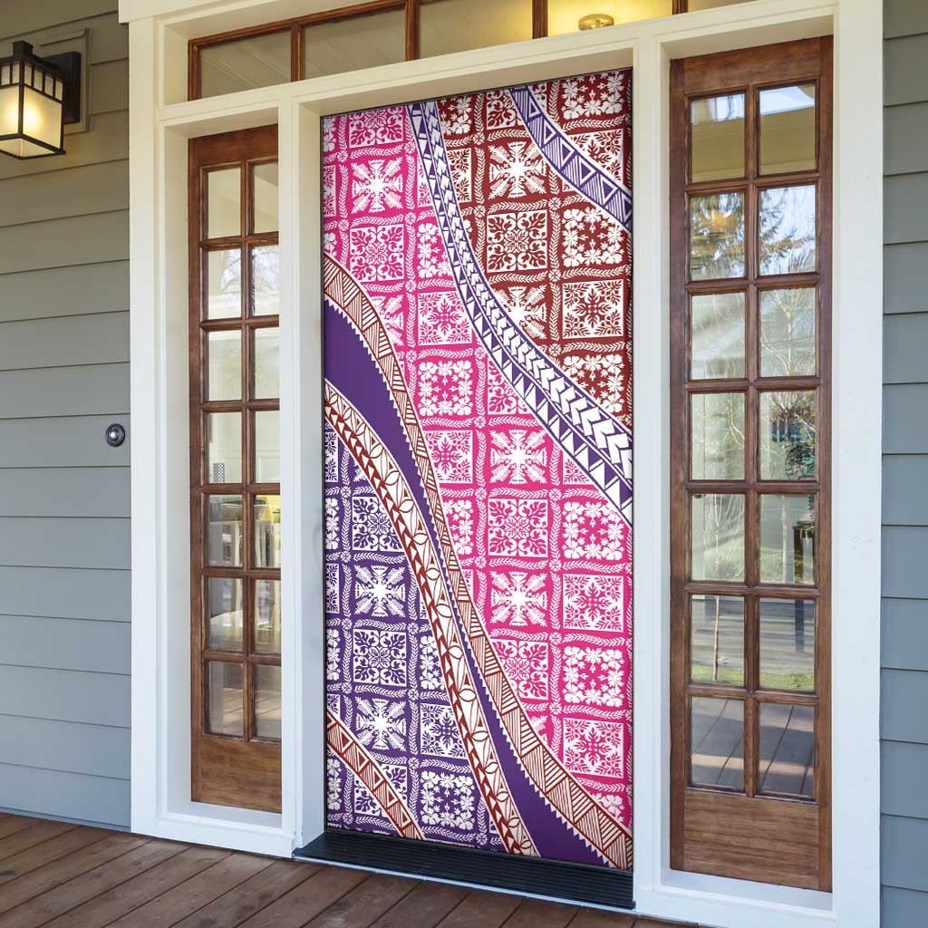 Hawaiian Quilt Pattern Door Cover Sweet Color Mixed LT01 - Polynesian Pride