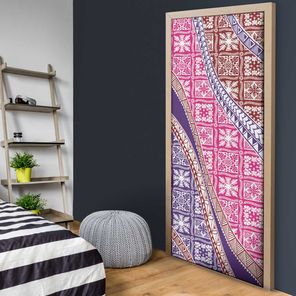 Hawaiian Quilt Pattern Door Cover Sweet Color Mixed LT01 - Polynesian Pride