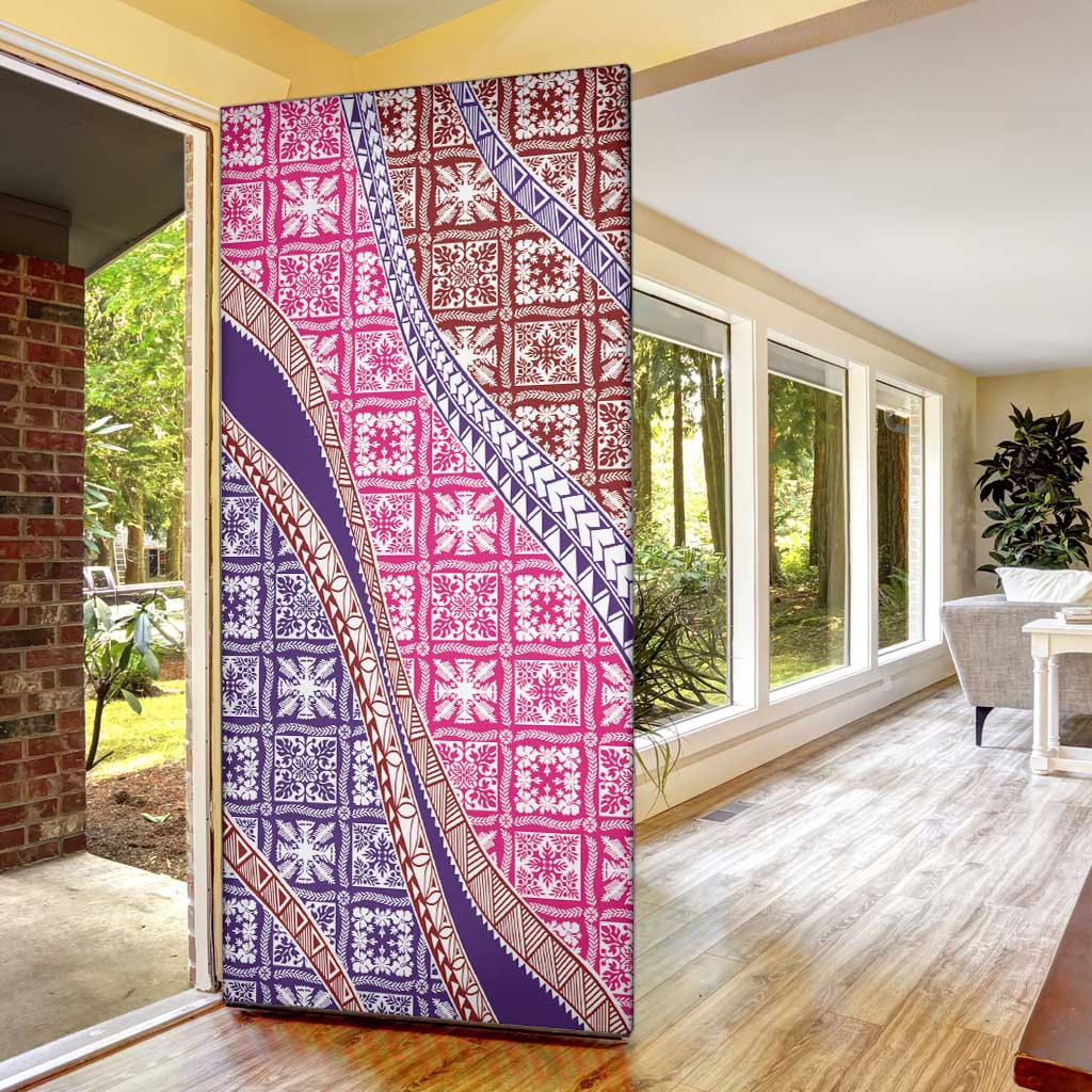 Hawaiian Quilt Pattern Door Cover Sweet Color Mixed LT01 - Polynesian Pride