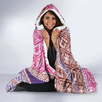 Hawaiian Quilt Pattern Hooded Blanket Sweet Color Mixed LT01 - Polynesian Pride
