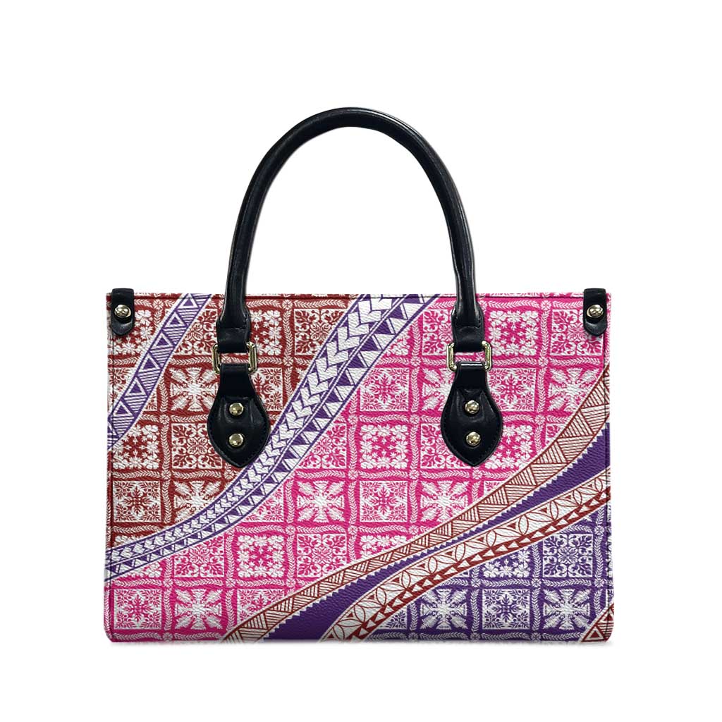 Hawaiian Quilt Pattern Leather Bag Sweet Color Mixed LT01 - Polynesian Pride