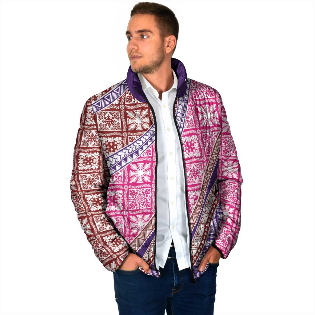 Hawaiian Quilt Pattern Padded Jacket Sweet Color Mixed - Polynesian Pride