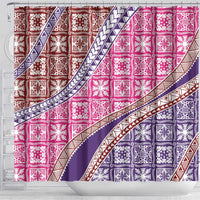 Hawaiian Quilt Pattern Shower Curtain Sweet Color Mixed LT01 - Polynesian Pride