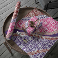 Hawaiian Quilt Pattern Wrapping Paper Sweet Color Mixed - Polynesian Pride